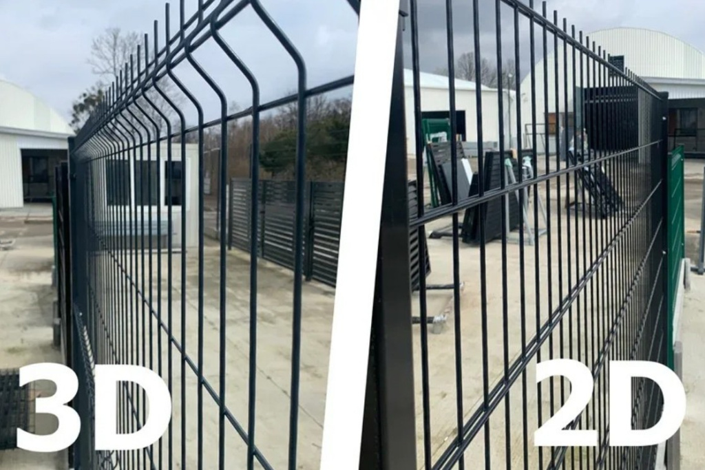 2D и 3D-забор: в чем разница и какой вариант выбрать